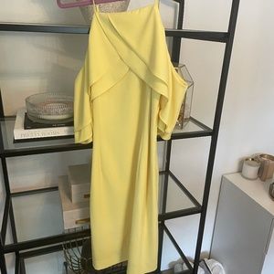 Yellow Antonio Melani Cocktail Dress Size 4
